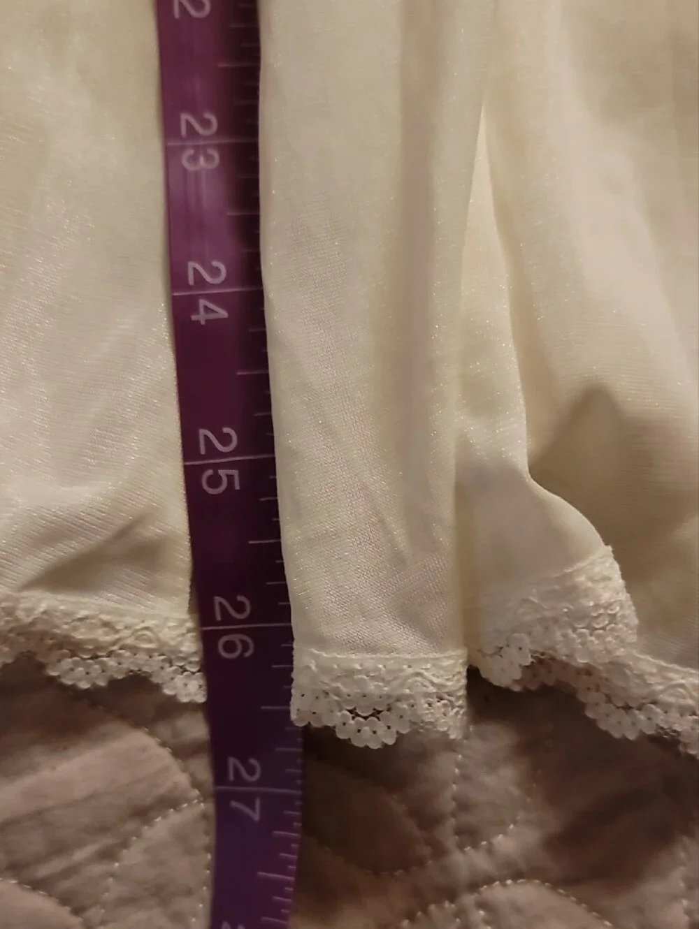 Vintage 70s/80s Fantasy Nightwear Lace Babydoll Cami Slip Top - Small